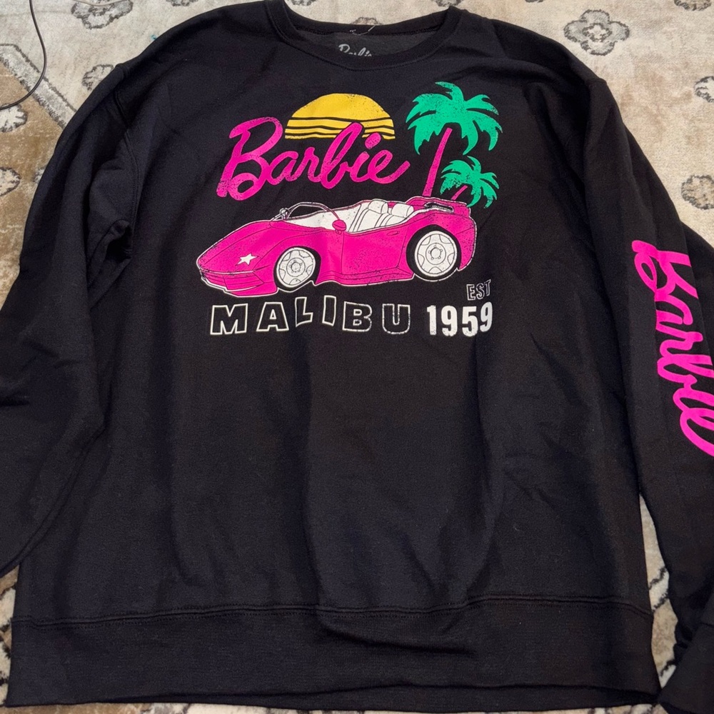 Barbie Malibu Black Sweatshirt